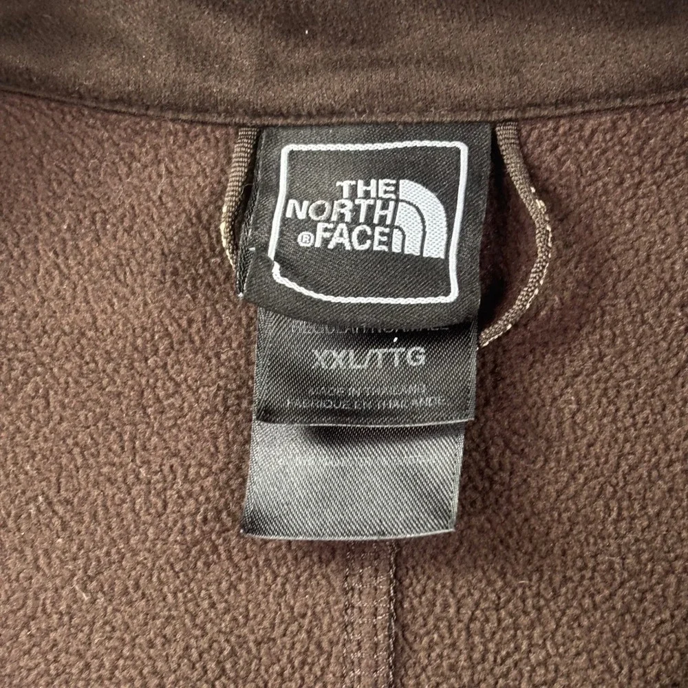 The North Face Apex Bionic Vest XXL Brown Softshell Full Zip Mens